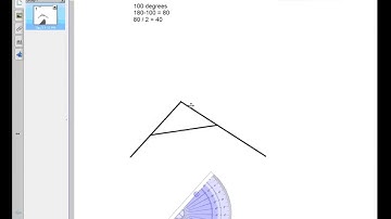 Isosceles triangle creation