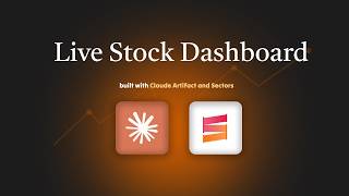 Build a Live Stock Market Dashboard Using Claude Artifact