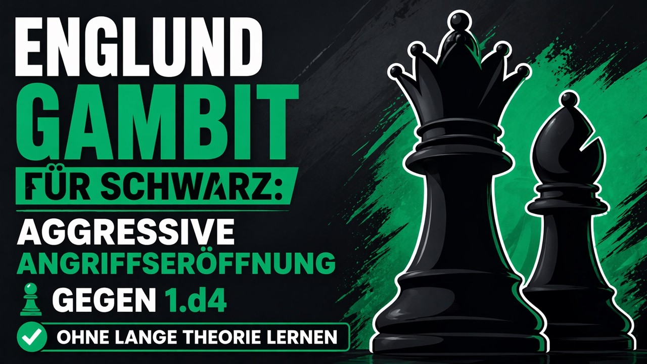 Englund Gambit für Schwarz: Aggressive Angriffseröffnung gegen 1.d4 ohne lange Theorie lernen