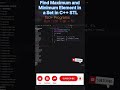 Program of Find Maximum And Minimum Element an STL in C++ | #youtubeshorts #ytshorts#shorts#trending