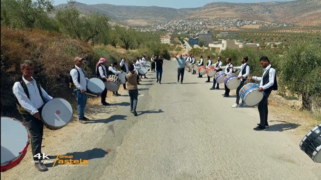 اجمل زفة 25 طبل احمد & جيلان اعراس عفرين قرية بعدينا تصوير كروب استيلا