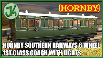Hornby All-New 2021 Range 6 Wheel Pre-Grouping Coach With Lights - Unboxing and Review