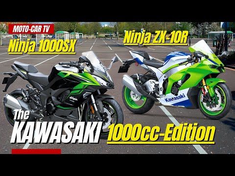 Kawasaki Ninja 1000SX and Kawasaki Ninja ZX-10R | MOTO-CAR TV