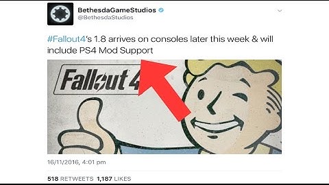 Fallout 4 - PS4 MODS ARE OFFICIALY COMING THIS WEEK!!! (PS4 Console Mods News)