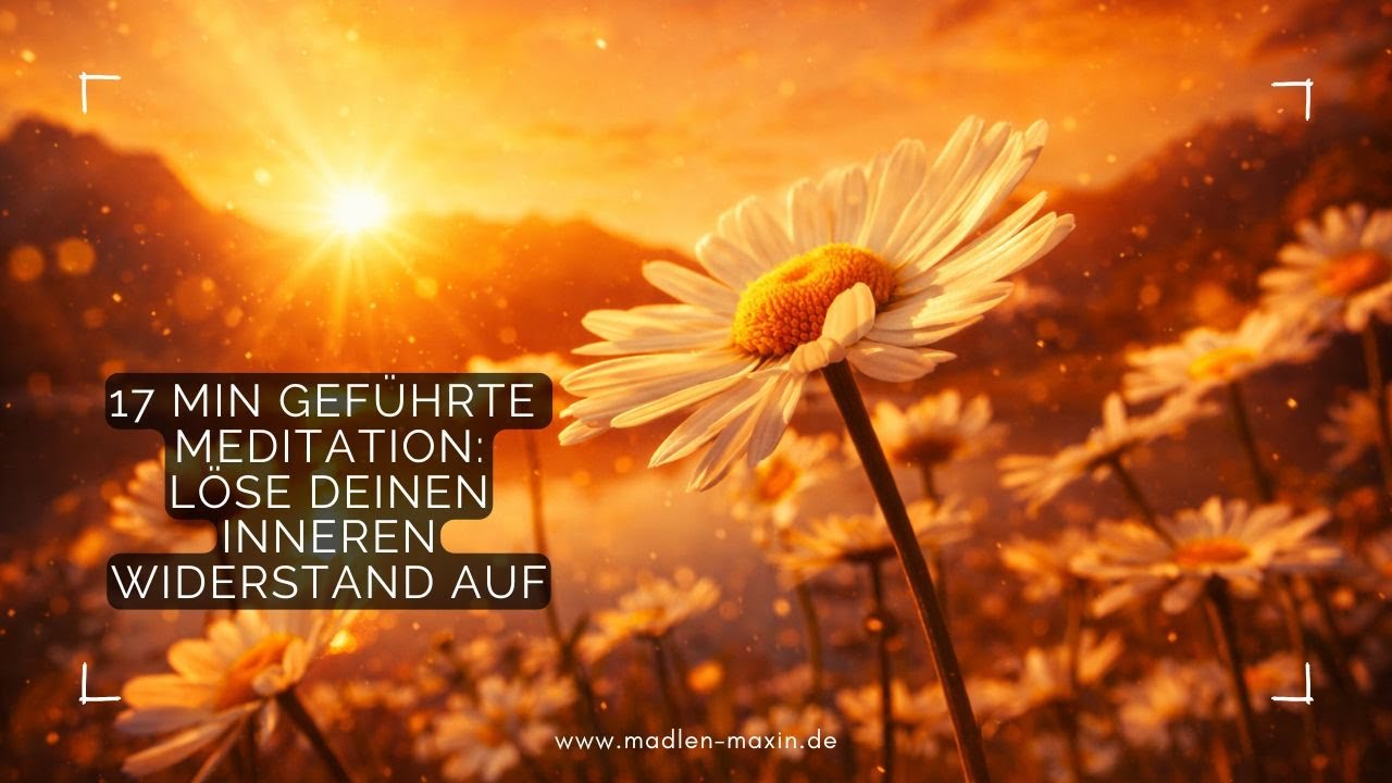 17-Minuten geführte Meditation: Löse deinen inneren Widerstand auf