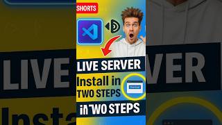 🔥 Live Server Not Working in VS Code? Install It in 2 Steps! 💯 #coding #tutorial #short #viral