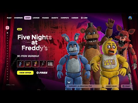 *NEW* FORTNITEMARES UPDATE OUT NOW! (FNAF, FREDDY KRUEGER & MUCH MORE)