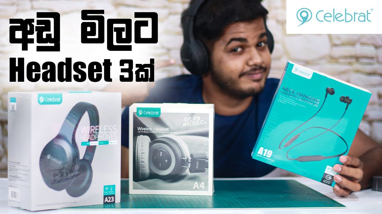 Celebrat Budget Headphones Unboxing & Review in Sri Lanka YouTube