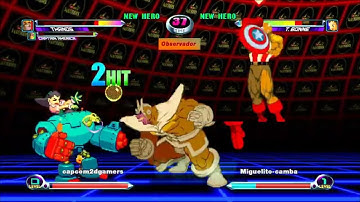 Mvc2: NEVER GIVE UP - Capcom2Dgamers - Captain América Comeback #FREEMVC2