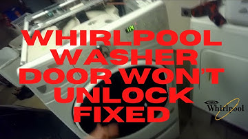 ✨ WHIRLPOOL FRONT LOADER - DOOR WON’T Unlock - Easy RESET ✨
