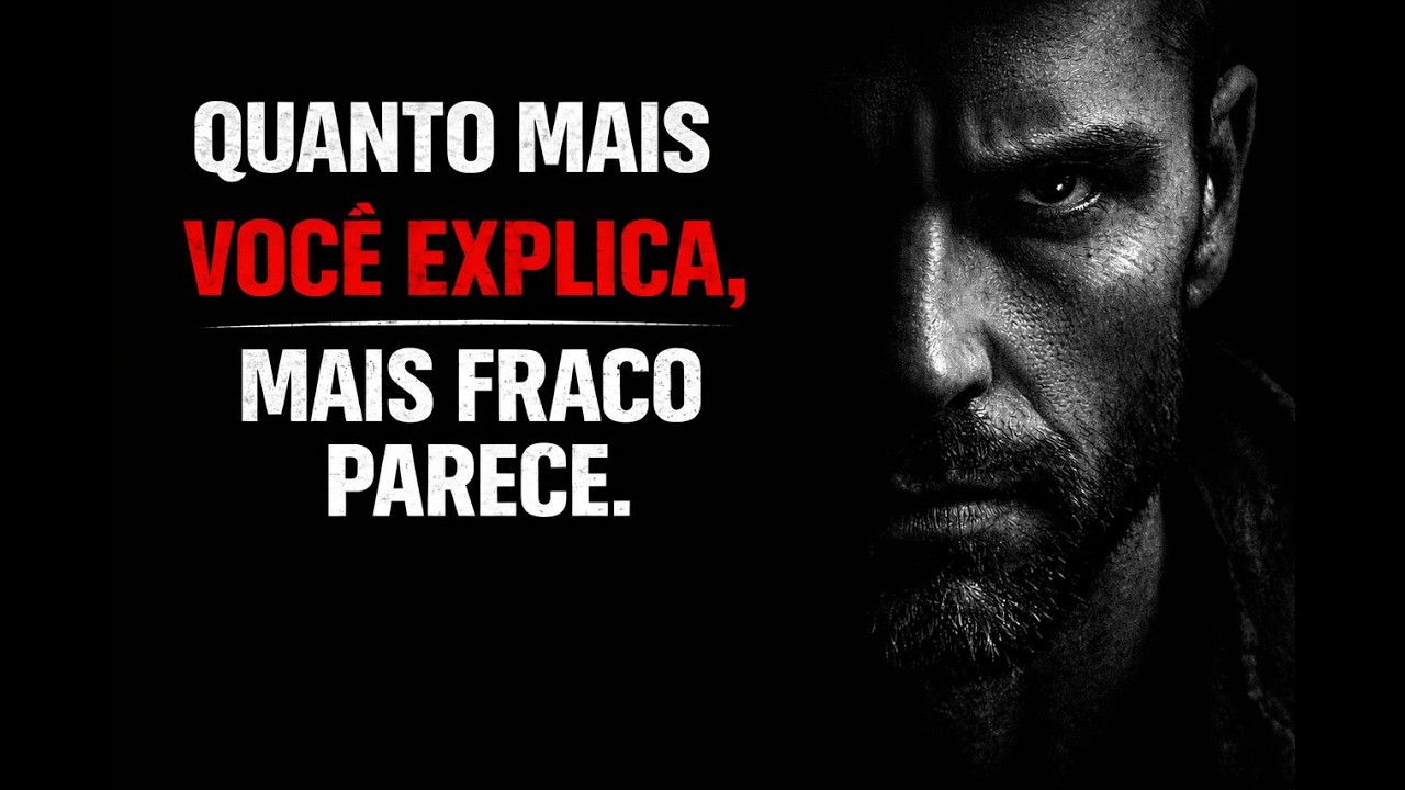 Quanto Mais Você Explica, Mais Fraco Você Parece | Estoicismo