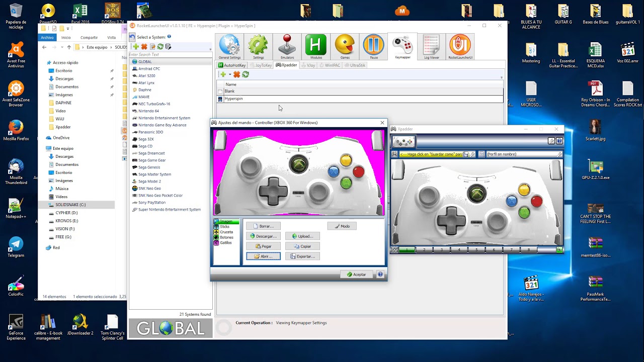 VIDEOTUTORIAL XPADDER en Hyperspin