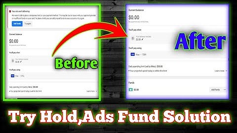 Facebook Update Threshold Method | How To Solve TryHold Ads Fund? Try Clear Update Method 2025