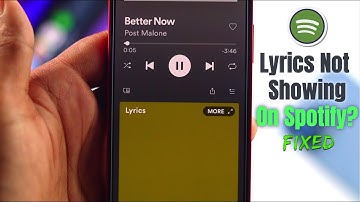 FIX- Spotify Lyrics Not Showing! [Not Working]