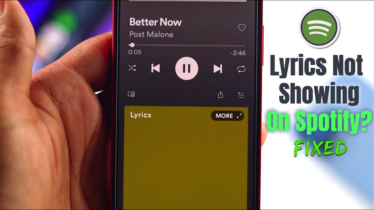 Fix Spotify Lyrics Not Showing 2022 Not Working Youtube