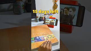 15 Days left for Board Exams 📚😭 #studywithme #productive #shorts #boards2026 #cbse10th