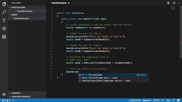 CIT260 Week 1 Example - Hypotenuse