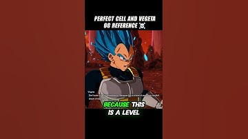 Perfect Cell And Vegeta Og Reference Lol 🥶 #crashout #vegeta #sparkingzero #dragonballz #dbz