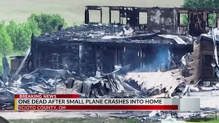 One dead after small plane crashes into Scioto County home