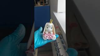 Лепим Зайчик из мастики. Зайчик из мастики.