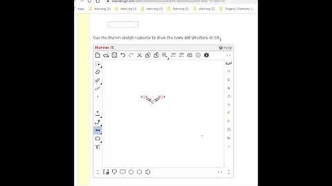 Drawing Lewis structures in WA