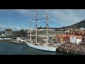 King Harald V of Norway welcomes home historic sailship after  circumnavigation