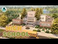 СТАРШАЯ ШКОЛА📝📐│Строительство│HIGH SCHOOL│SpeedBuild│NO CC [The Sims 4 High School Years]