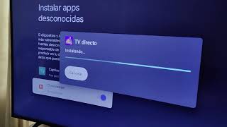 TV Directo en Android TV con Downloader Codigo: 726380