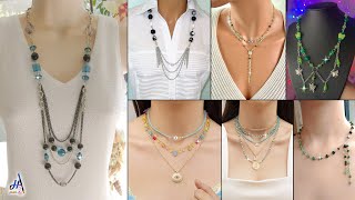8 Fashion DIY! Handmade Necklace Suitable On Gowndresses, Fancy dresses