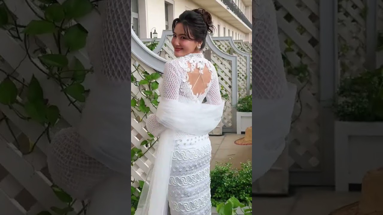 အဖြူရောင်သတို့သမီးလေး🤍 #suuvibes #burma #myanmar #myanmarsong #burmese #beautiful #beauty