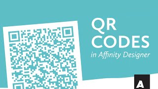 Adding QR codes to posters in Affinity Designer