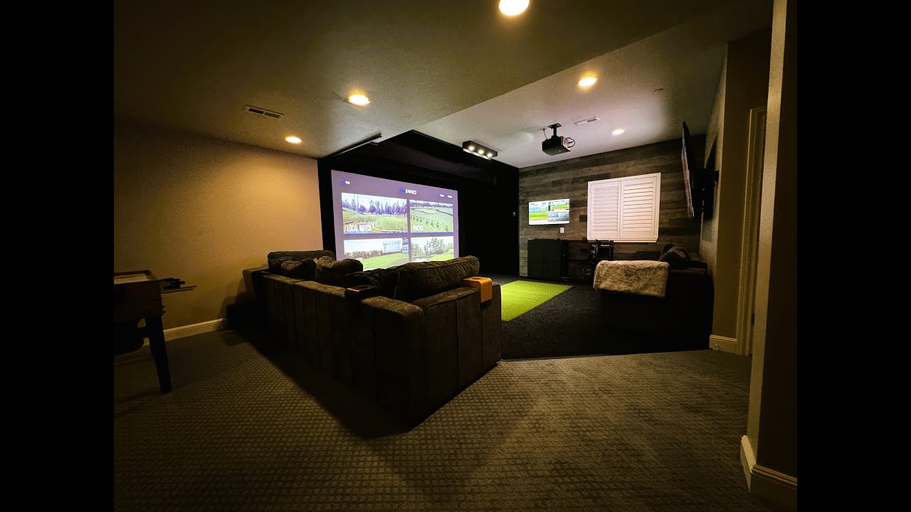 Golf Simulator in Castle Pines Village, CO - YouTube