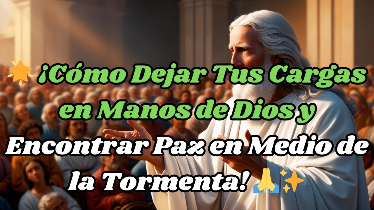 🌟 ¡Cómo Dejar Tus Cargas en Manos de Dios y Encontrar Paz en Medio de ...