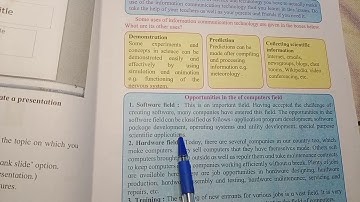 Standard 9th subject Science and Technology part 2 lesson 10 Information Communication Technology
