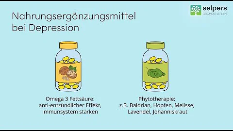 Welche Ergänzungsmittel helfen bei Depression?