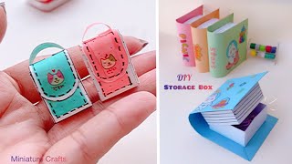 DIY Cute Miniature Crafts Idea | Easy Storage Box | Front Page Design #diy
