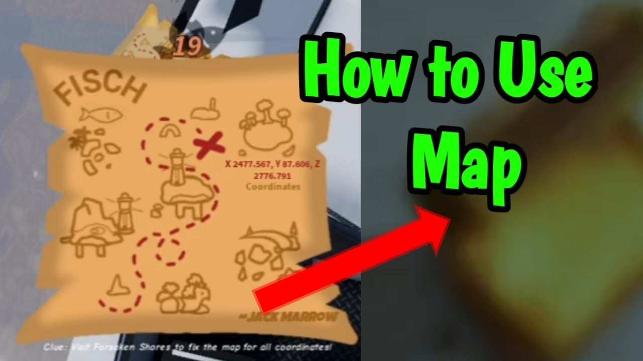 Fisch Mapguide How to Use Map In Fisch Roblox - YouTube