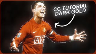 CAPCUT DARK CC TUTORIAL || Gold cc #fypviralシ