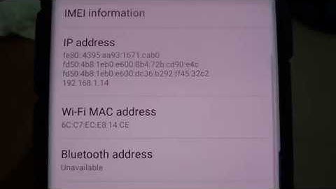 Samsung Galaxy S10 / S10+: How to view your Wi-Fi MAC address