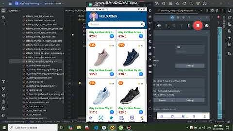 (ANDROID JAVA + SQLITE + BÁO CÁO WORD) App bán giày thể thao android có quản trị và người dùng