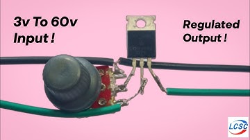IRFZ44N Mosfet Voltage Regulater | DC voltage regulator circuit