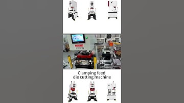 Clamping Feed Servo Punch Press Die Cutting Machine Automatic Stamping Production Line  #servopress