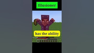 How to SUMMON the ILLUSIONER in MINECRAFT #minecraft #shorts
