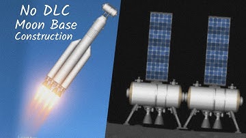 No DLC Free Mode { Moon Base Construction } | Space Flight Simulator #spaceflightsimulator