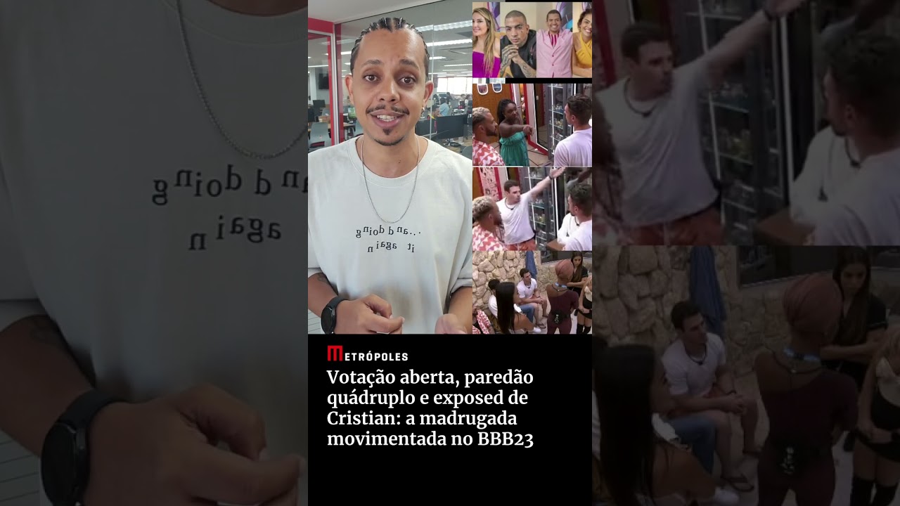 Votação aberta, paredão quádruplo e exposed de Cristian: a madrugada movimentada no BBB23