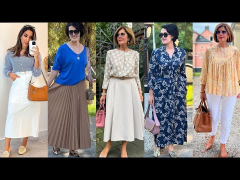 Natural Older Women OVER 50 60 70 |New Trends Fashion For Women |Summer Fashion 2026