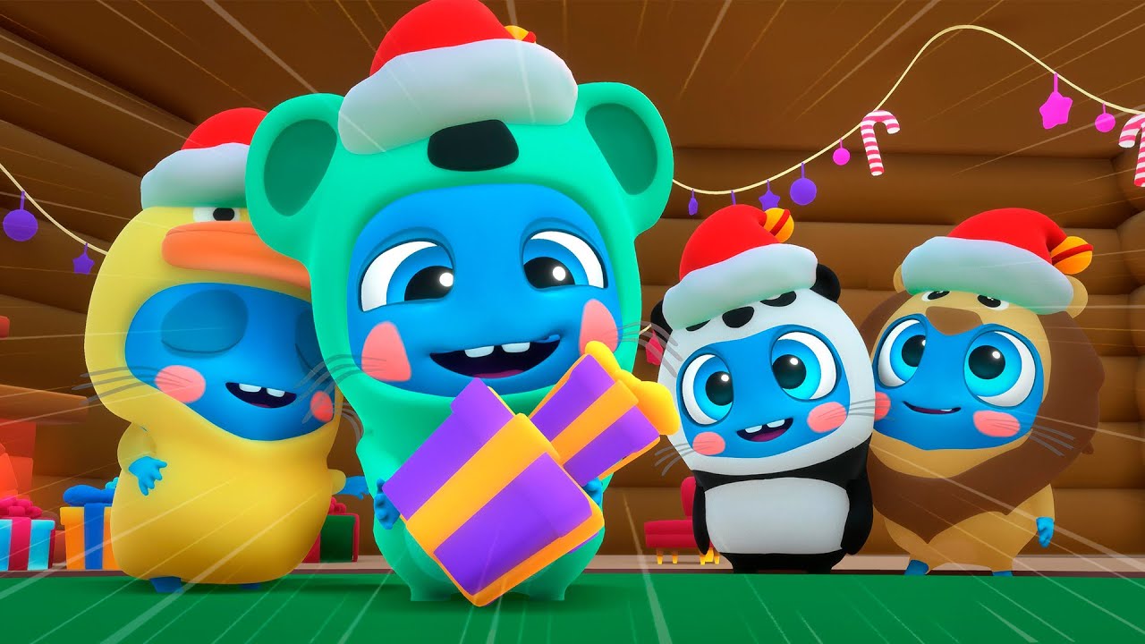 NEW! 🏀🎁 If You Are Happy Christmas Version 🎄🎅🏻  Rhymes by Mini Moonies Official