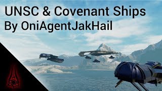 Halo 5 Forge Prefabs - UNSC & Covenant Ships