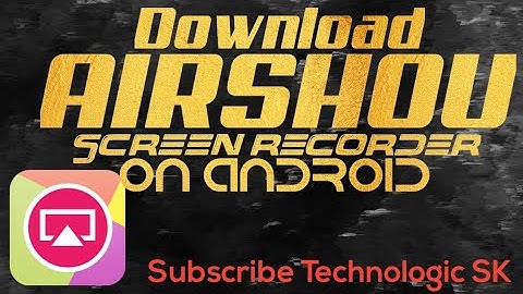 How to download Airshou|||||Screen recorder||||In Android