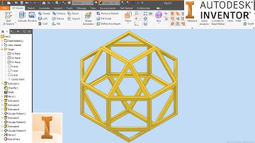 Autodesk inventor tutorial l Rhombicuboctahedron